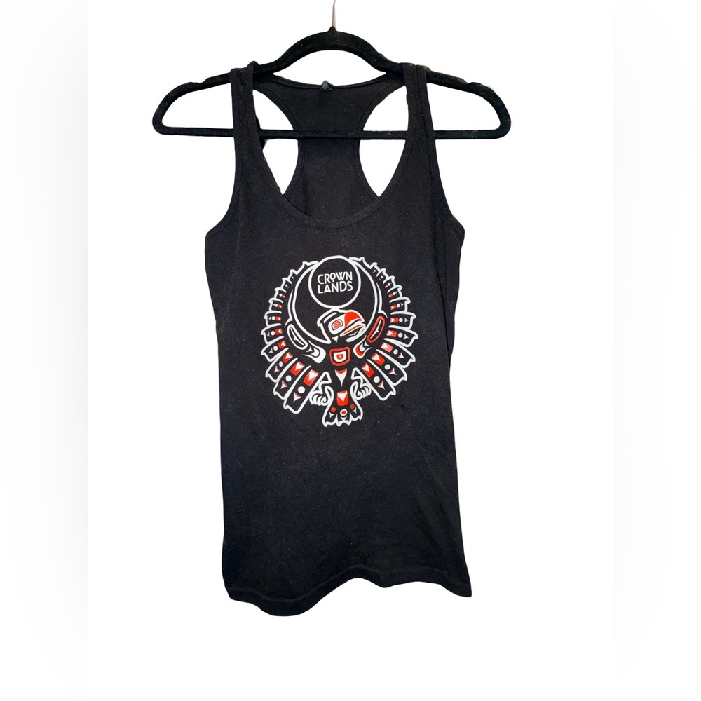 DeLuxe Black Crown-lands Haida Tank Top size S only worn once